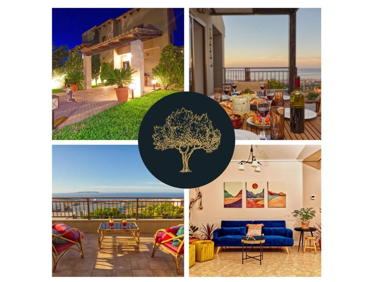 Kokkini Hani Ulivo Sea View House 빌라 외부 사진